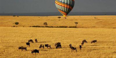 Balloon Over The Masai Mara