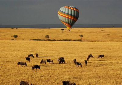 Balloon Over The Masai Mara